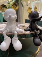 프랑스 트렌디 브랜드 미키 공동 브랜드 미키 조각 장식 예술 작품 홈 TV 캐비닛 창 틈새 장식품 - 이미지 5