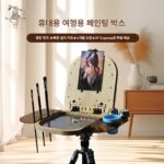 야외 스케치 유화 상자 휴대용 전문 미술 학생 삼각대 그림 상자 러시아 자작나무 다층 보드