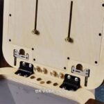 야외 스케치 유화 상자 휴대용 전문 미술 학생 삼각대 그림 상자 러시아 자작나무 다층 보드 - 이미지 3