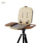 야외 스케치 유화 상자 휴대용 전문 미술 학생 삼각대 그림 상자 러시아 자작나무 다층 보드 - 이미지 5