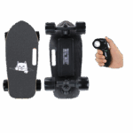 MUSULON 전기 스케이트보드 4륜 초보자 성인 소형 피쉬보드 싱글 드라이브 여행 아티팩트 원격 제어 전기 스케이트보드 - 이미지 5