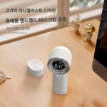2024년 신형 소형 팬 미니 USB 충전 휴대용 포켓 데스크탑 디지털 디스플레이 무단계 초장수명 배터리 핸드헬드 팬 - 이미지 4
