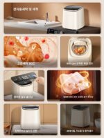 0.5KG 전자동 미니 세탁기 속옷, 양말 세탁, 건조, 건조까지 한대의 소형 건조기로 - 이미지 2