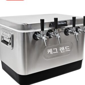 스테인리스 스틸 야외 생맥주 기계 단열 상자 휴대용 맥주 장비 모바일 맥주 기계 KegLand