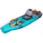 카약 스플라이싱 카드 분해 가능 카약 카약 카누 싱글로드 보트 낚시 보트 풋 페달 전기 - 이미지 3