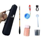 캐스팅로드 문의 소형낚싯대 초단소형낚싯대 새우낚싯대 어린이 여성 낚시친구 초보자 휴대용 세트 스트림낚싯대 - 이미지 2