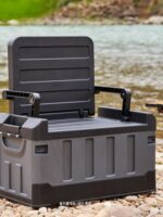 야외 캠핑 차량 보관함 트렁크 보관함 차량 꼬리 산업 스타일 접이식 보관함 차량 낚시 상자 - 이미지 3