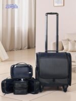 obox 메이크업 아티스트 메이크업 박스 프로페셔널 메이크업 아티스트 트롤리 메이크업 백 옥스포드 네일 도구 상자 - 이미지 5