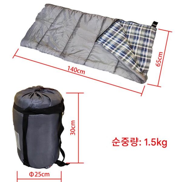 심천 스팟 비상 침낭 야외 장비 봉투 캠핑 두꺼워진 성인 어린이 중공 코튼 지진 기부