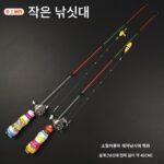 핸드메이드 틱톡 셀럽 소형 낚싯대 미니 초단단 싱글섹션 소형 낚싯대 미노우 화이트 스트라이프 마이크로 낚싯대 릴 - 이미지 2