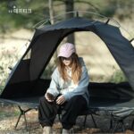 디페이케 캠프용 침대 텐트 확장 계정 야외 캠핑 경량 싱글 텐트 선쉐이드 방수 접합 지상 텐트 - 이미지 3