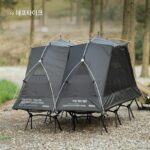 디페이케 캠프용 침대 텐트 확장 계정 야외 캠핑 경량 싱글 텐트 선쉐이드 방수 접합 지상 텐트 - 이미지 4