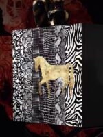 아트 드림 호스 사이드보드 레트로 페인트 와인 캐비닛 벽면 장착 홈 복도 디스플레이 캐비닛 거실 중고 핸드 페인팅 - 이미지 2