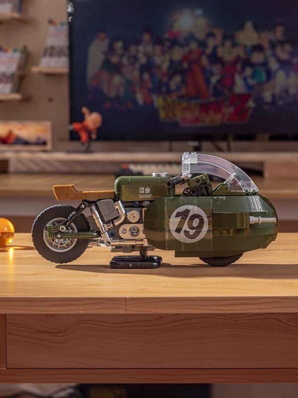 불마 캡슐 오토바이 손오공 드래곤볼 애니메이션 주변 조립 빌딩 블록 장난감 모델 데스크탑 장식품