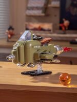 불마 캡슐 오토바이 손오공 드래곤볼 애니메이션 주변 조립 빌딩 블록 장난감 모델 데스크탑 장식품 - 이미지 2