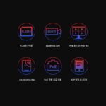 Mercury MNVR504P 네트워크 비디오 레코더 4방향 POE 네트워크 케이블 전원 공급 카메라 네트워크 보안 비디오 저장 - 이미지 2