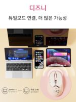 디즈니 AI 인공지능 마우스 무선 음성 타이핑 사무실 블루투스 충전 번역 글쓰기 제작 PPT - 이미지 4