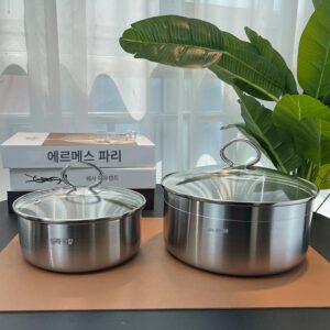 인덕션쿠커 18-10 수프그릇 대용량 수프그릇 304스테인리스 스틸 조리면 혼합 야채 조리그릇