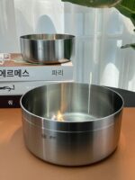 인덕션쿠커 18-10 수프그릇 대용량 수프그릇 304스테인리스 스틸 조리면 혼합 야채 조리그릇 - 이미지 2