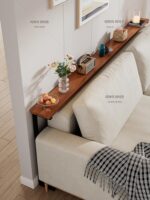 라디에이터 랙, 소파 백 갭 랙, 긴 좁은 테이블 책장, 공간 절약, 단일 레이어 벽 좁은 선반