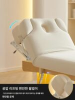 잉파이 고급 전기 뷰티 베드 리프팅 마사지 베드 마사지 베드 뷰티 살롱 스페셜 속눈썹 세안 라텍스 베드 - 이미지 4