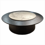 새로운 중국식 호텔 식탁 전기 록 턴테이블 대형 원형 테이블 및 의자 15명 20명 호텔 박스 클럽 2미터 원형 테이블 - 이미지 5