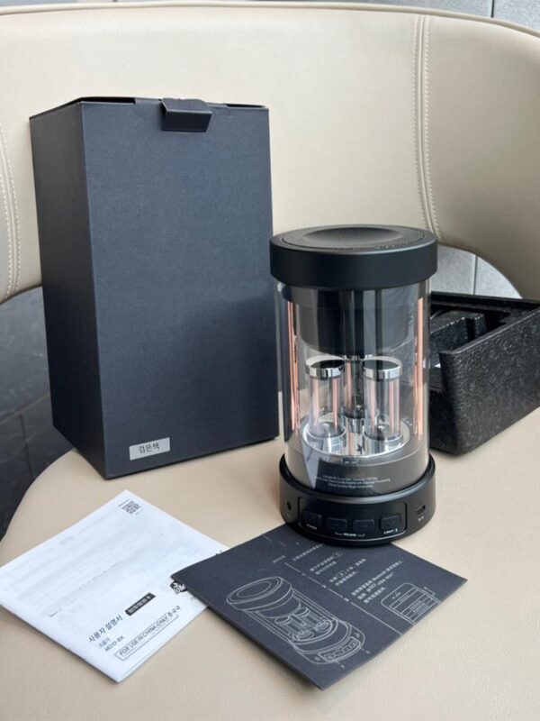 BM 리듬 맥박 분위기 빛 투명 스피커 휴대용 트렌디 블루투스 스피커 고급 장식품 선물