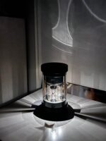 BM 리듬 맥박 분위기 빛 투명 스피커 휴대용 트렌디 블루투스 스피커 고급 장식품 선물 - 이미지 4