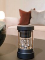 BM 리듬 맥박 분위기 빛 투명 스피커 휴대용 트렌디 블루투스 스피커 고급 장식품 선물 - 이미지 5