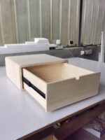 맞춤형 커피 머신 선반 주방용품 선반 밥솥 전자레인지 선반 풀아웃 스케이트보드 서랍 단단한 나무 - 이미지 3