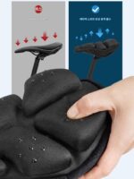 자전거 시트 쿠션 커버 산악 자전거 도로 자전거 자전거 시트 매우 부드러운 충격 흡수 시트 커버 사이클링 액세서리 시트 쿠션 장비 - 이미지 4