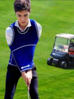 골프 스윙 연습용 셔츠 조끼는 팔과 몸을 전체적으로 연결하여 야외 훈련 시 닭 날개를 개선합니다. - 이미지 3