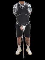 골프 스윙 연습용 셔츠 조끼는 팔과 몸을 전체적으로 연결하여 야외 훈련 시 닭 날개를 개선합니다. - 이미지 5