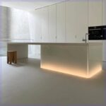 플러시 아일랜드 테이블 다이닝 테이블 통합 홈 오픈 키친 커스텀 록 플레이트 플랫 바 가이드 테이블 역 아일랜드 - 이미지 2