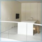 플러시 아일랜드 테이블 다이닝 테이블 통합 홈 오픈 키친 커스텀 록 플레이트 플랫 바 가이드 테이블 역 아일랜드 - 이미지 4