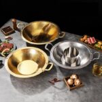 304 스테인리스 스틸 분지 유도 조리기 특수 식품 등급 두꺼운 이중 귀 가정용 투명 수프 만다린 오리 냄비 냄비 상업용 - 이미지 2