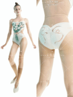 룸 야란샹 JAC 컬렉션 발레 레오타드 댄스 트레이닝복 요가 바디복 Just A Corpse - 이미지 4