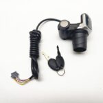 36V48V 키 잠금 스위치 전기 디스플레이 하프 더블 섹션 스로틀 핸들바 피닉스 전기 자전거에 적합 - 이미지 3