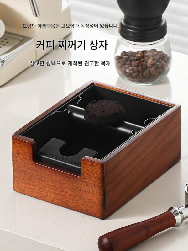 커피찌꺼기통 다기능 상업용 대용량 가정용 두꺼운 커피숍 가루찌꺼기통 커피머신 손잡이 배치