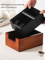 커피찌꺼기통 다기능 상업용 대용량 가정용 두꺼운 커피숍 가루찌꺼기통 커피머신 손잡이 배치 - 이미지 2