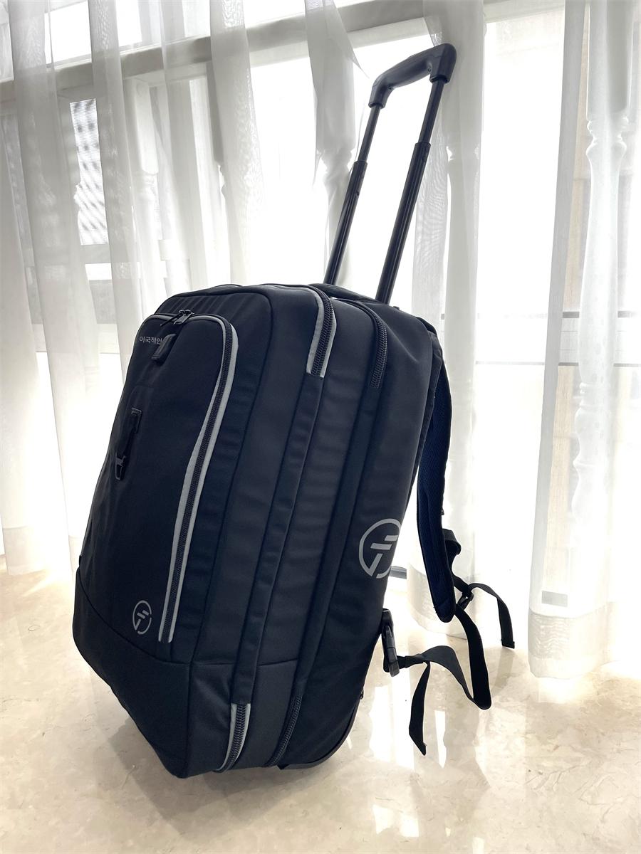main_786174117304_0-1 미국 수출 20인치 트롤리 백팩 탑승 가방 방수 대용량 여행 가방 YKK 지퍼 컴퓨터 가방 - 이미지 1