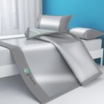 아이스 실크 매트 3종 세트 여름용 에어컨 매트 항균 세탁기 사용 가능 접이식 가정용 여름용 침대 시트 소프트 매트