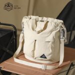 OCE GEAR 일본 패션 트렌드 경량 버킷백 방수 원숄더 크로스바디 산악 시리즈 도시형 아웃도어 스타일