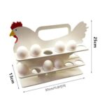 국경을 넘나드는 농장 협동조합 계란 선반 나무 계란 보관 선반 주방 창의적 보관 선반 - 이미지 5