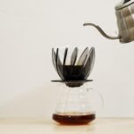 HARIO 핸드브루 커피필터컵 V60 수련 드립필터 커피필터컵 교체용 꽃잎 12장 - 이미지 2