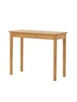 무인양품 원목 좁은 책상 화이트 오크 스타일 컴퓨터 책상 사무실 화장대 - 이미지 5