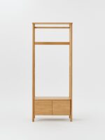 무인양품 원목 옷걸이 오리지널 원목색 침실 옷걸이 복도 수납 바닥 코트걸이 - 이미지 2