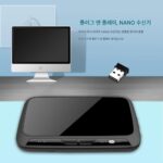 H18+ 미니 터치 키보드 및 마우스 통합 충전식 컴퓨터 올인원 2.4G 무선 백라이트 키보드에 적합 - 이미지 4