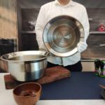 충칭 스테인리스 스틸 만다린 오리 냄비 상업용 핫팟 냄비 심화 및 높이 핫팟 냄비 - 이미지 4