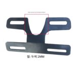 전기 자동차 미등 테일 플레이트 브라켓 확장 프레임 라이센스 플레이트 프레임 철제 프레임 새로운 국가 표준 라이센스 플레이트 프레임 - 이미지 3